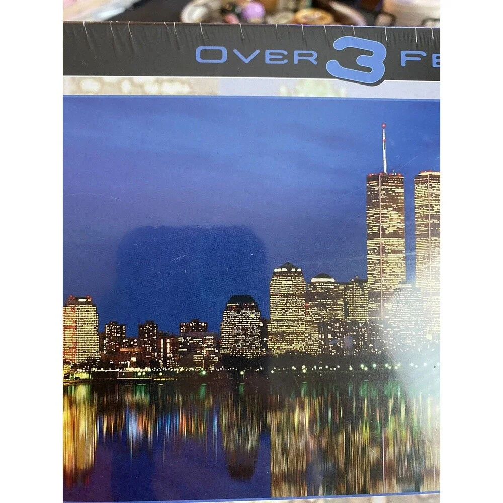 New York City Skyline Panoramic Jigsaw Puzzle Twin Towers 765 Piece Sealed